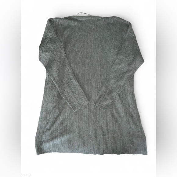 Metallic Mint Green Cardigan - Picture 3 of 3